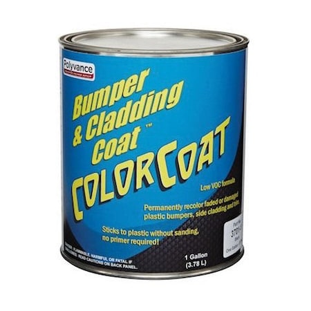 Polyvance Bumper and Cladding Color Black, Gallon 3701-1